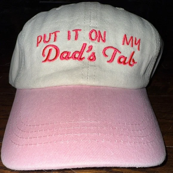 Francesca’s ‘Put It On My Dad's Tab' Baseball Cap - Picture 3 of 7